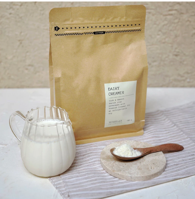 Untuk rasa lebih creamy dan gurih, utamakan dairy creamer dengan kandungan lemak susu