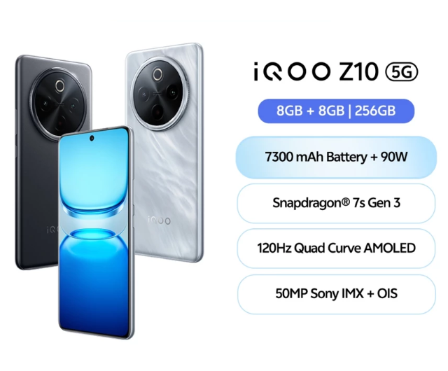 iQOO Z10: Baterai raksasa yang didukung dengan chipset Snapdragon