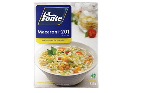 Macaroni, bentuknya seperti pipa bengkok