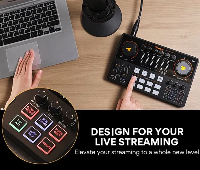 Untuk live streaming dan content creator, utamakan koneksi USB dan fitur loopback