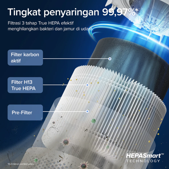 Filter karbon aktif: Menetralkan gas dan bau