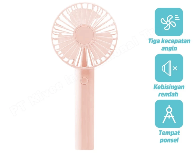 Noise level < 40 dB, suara kipas lebih tenang di tempat umum