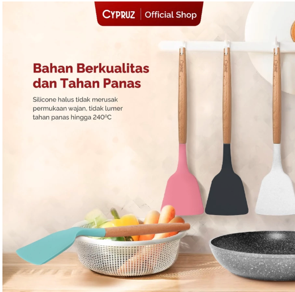Cypruz: Mengombinasikan kepala silikon berwarna soft dan gagang kayu yang estetik