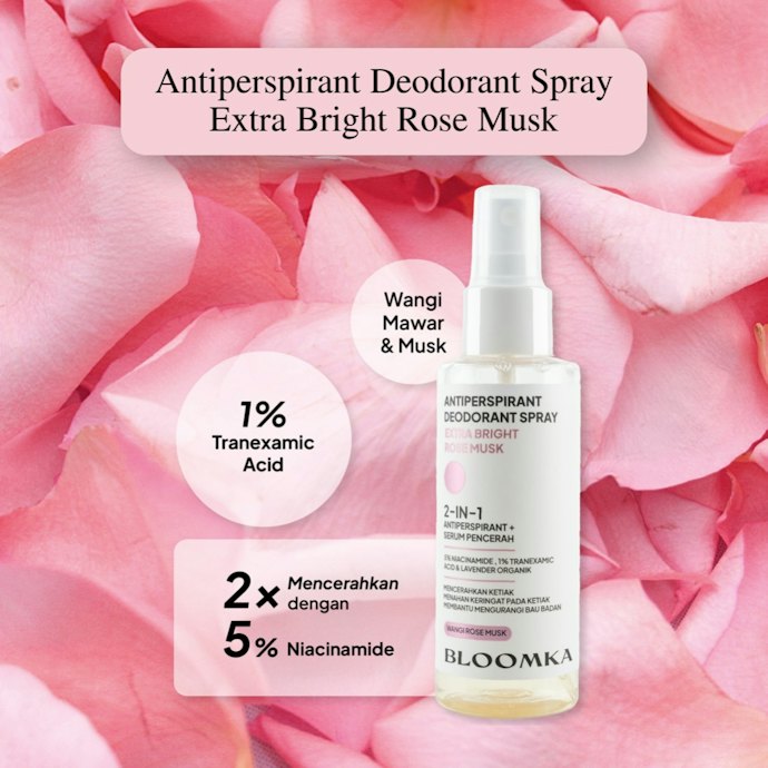 Untuk mengurangi warna hitam pada kulit ketiak yang gelap, pastikan ada kandungan pencerah, seperti niacinamide atau licorice