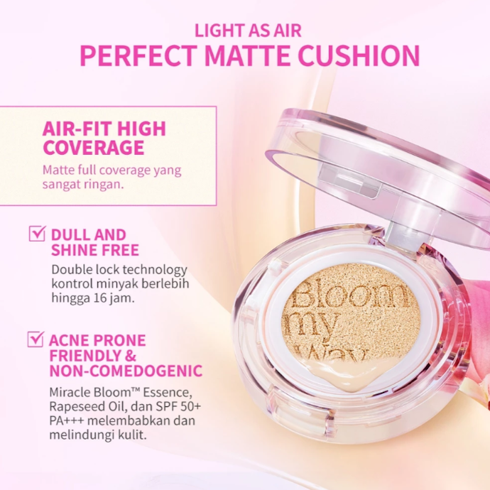 Jika Anda sering berada di luar ruangan: Cari cushion dengan SPF atau UV filter
