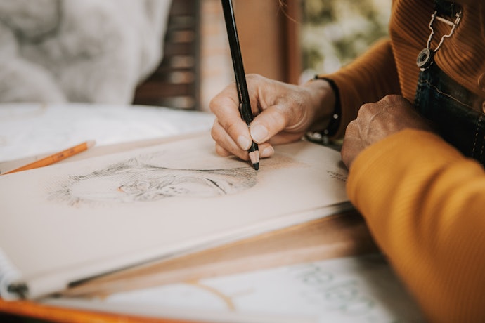 Croquis paper, jumlah lembarannya banyak untuk menggambar sketsa