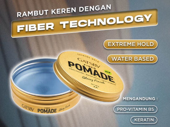 Pomade GATSBY, punya banyak varian untuk berbagai kebutuhan yang berbeda-beda