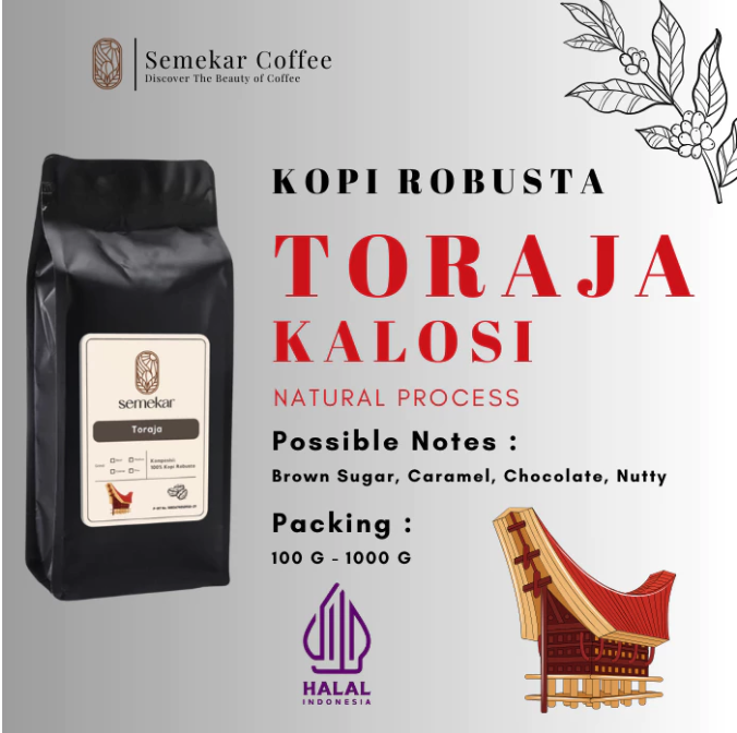 Pilih arabika seperti Semekar Arabika Ijen jika menyukai rasa yang lebih kompleks atau robusta seperti Semekar Toraja Kalosi jika menyukai rasa lebih bold dan pahit