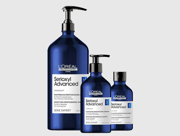 Serioxyl, memadatkan rambut yang menipis
