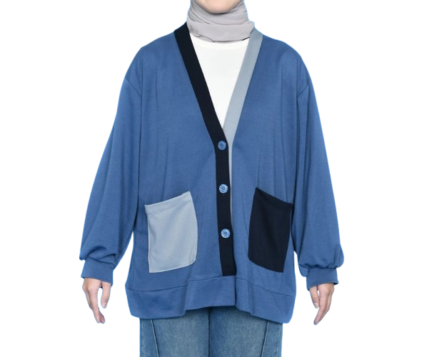 Mybamus: Hadirkan cardigan wanita oversize yang tampak 'jatuh' di badan