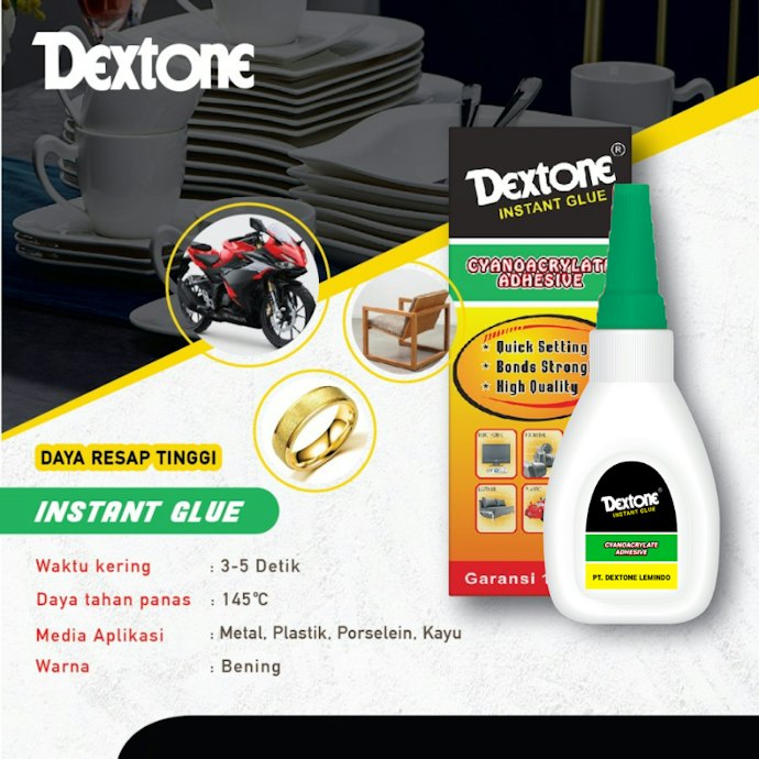 Untuk perbaikan kecil dan sementara, pertimbangkan lem cyanoacrylate