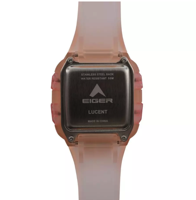 Jika sering terkena air saat beraktivitas, pilih jam tangan dengan ketahanan air minimal 5 ATM dari brand Eiger Women