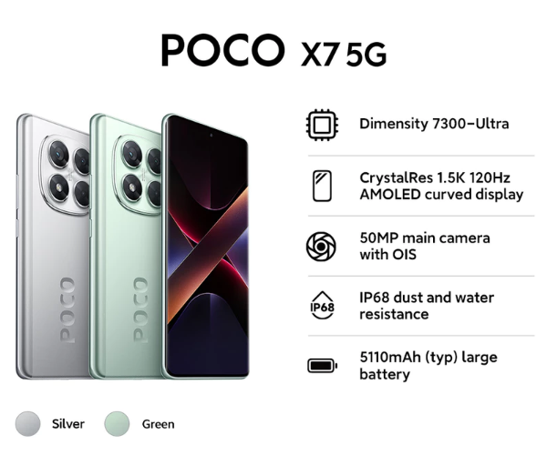 POCO X7 5G: Paket lengkap performa, kamera, hiburan, dan koneksi kelas mid-end