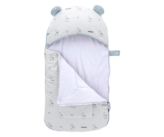 Produk dengan ritsleting yang dapat dibuka lebar: Dapat menidurkan bayi dengan mudah