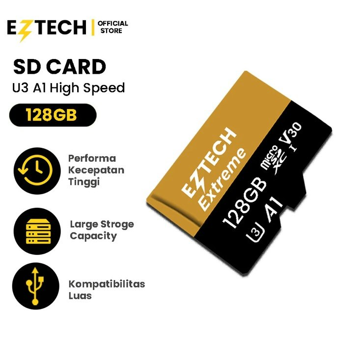 Untuk merekam video 4K di kamera, HP, atau drone, utamakan microSD dengan video speed class V30 ke atas