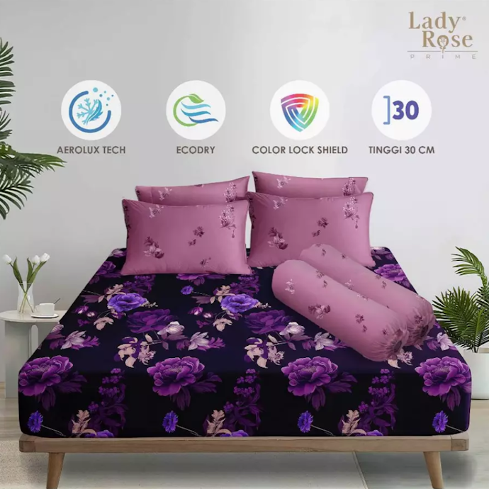 Lady Rose: Sprei anti kusut dan tidak mudah luntur