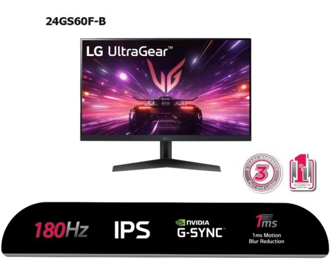 Refresh rate 144 Hz dan response time 1 ms, layar lebih smooth dalam gerakan cepat