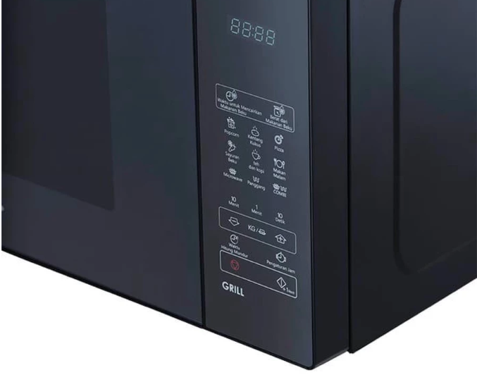Microwave grill, bisa menghasilkan panggangan seperti oven