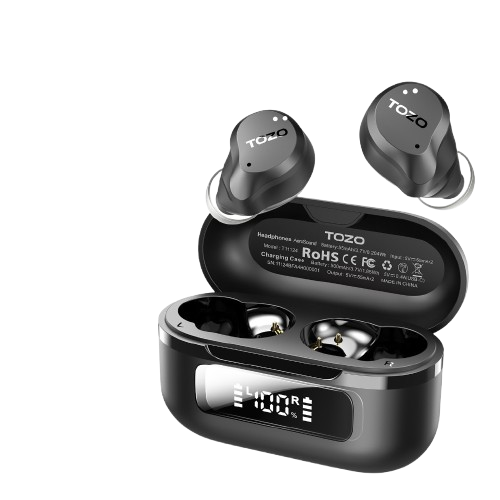 Budget menengah (Rp500 ribu–Rp1 juta): EarFun Air Pro 4 atau 4i, TOZO AeroZone 6, dan SoundPEATS H3