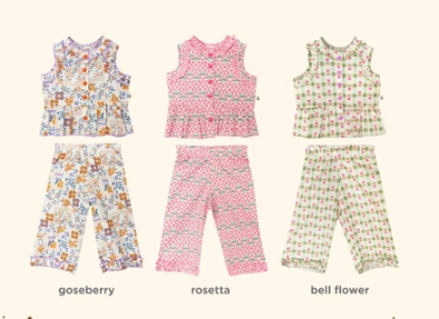Bohopanna: Setelan santai dan piyama dengan motif playful sederhana