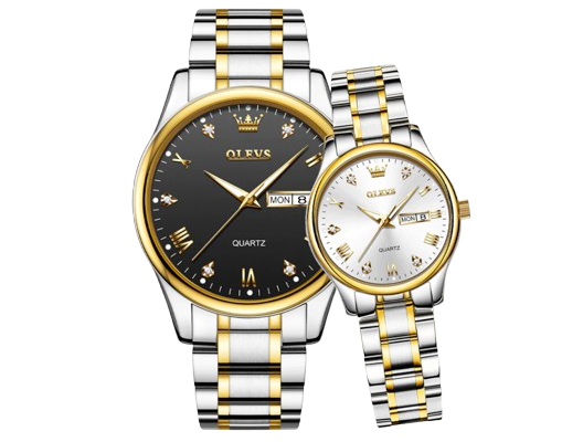 OLEVS: Produknya tampak mewah dengan sentuhan warna gold pada bagian dial