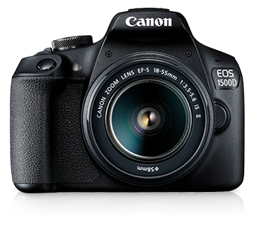 Untuk pemula, cari kamera DSLR Canon (EOS) yang nomor serinya 3 atau 4 digit, misalnya EOS 1500D