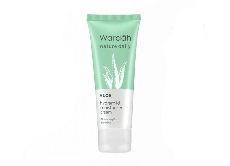 Kulit kering: Wardah Aloe Hydramild Moisturising Cream